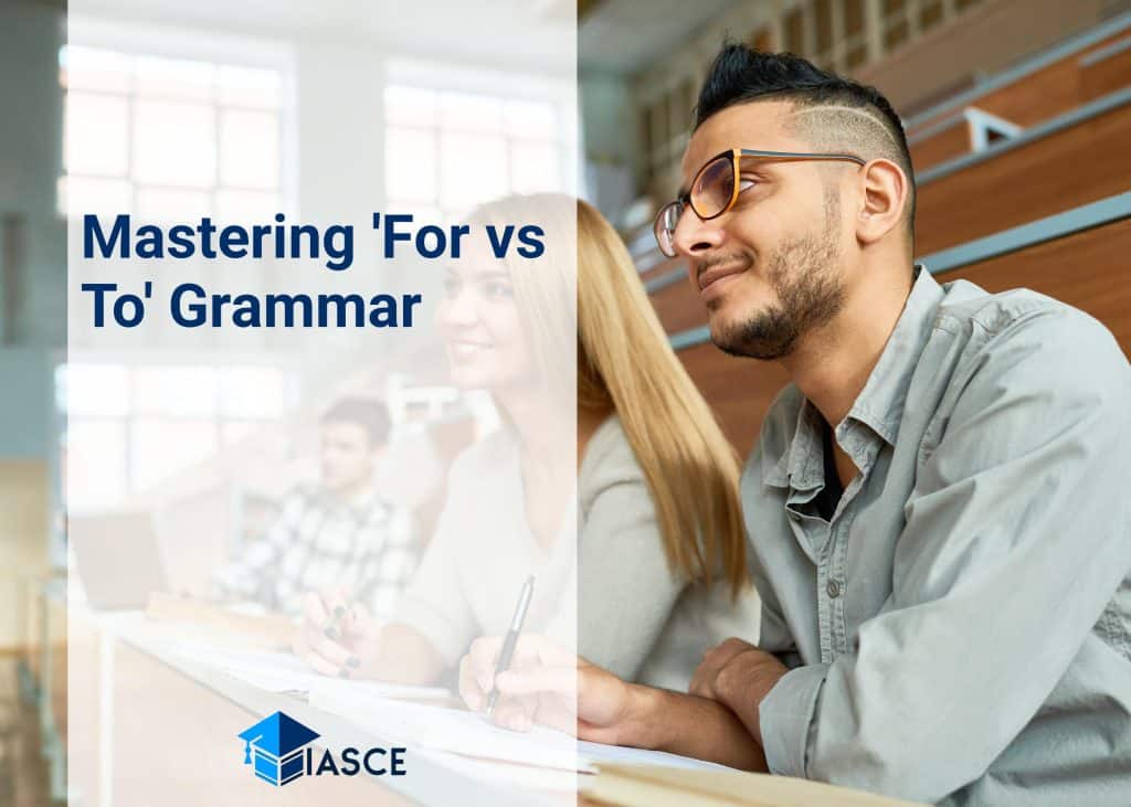 Mastering 'For vs To' Grammar