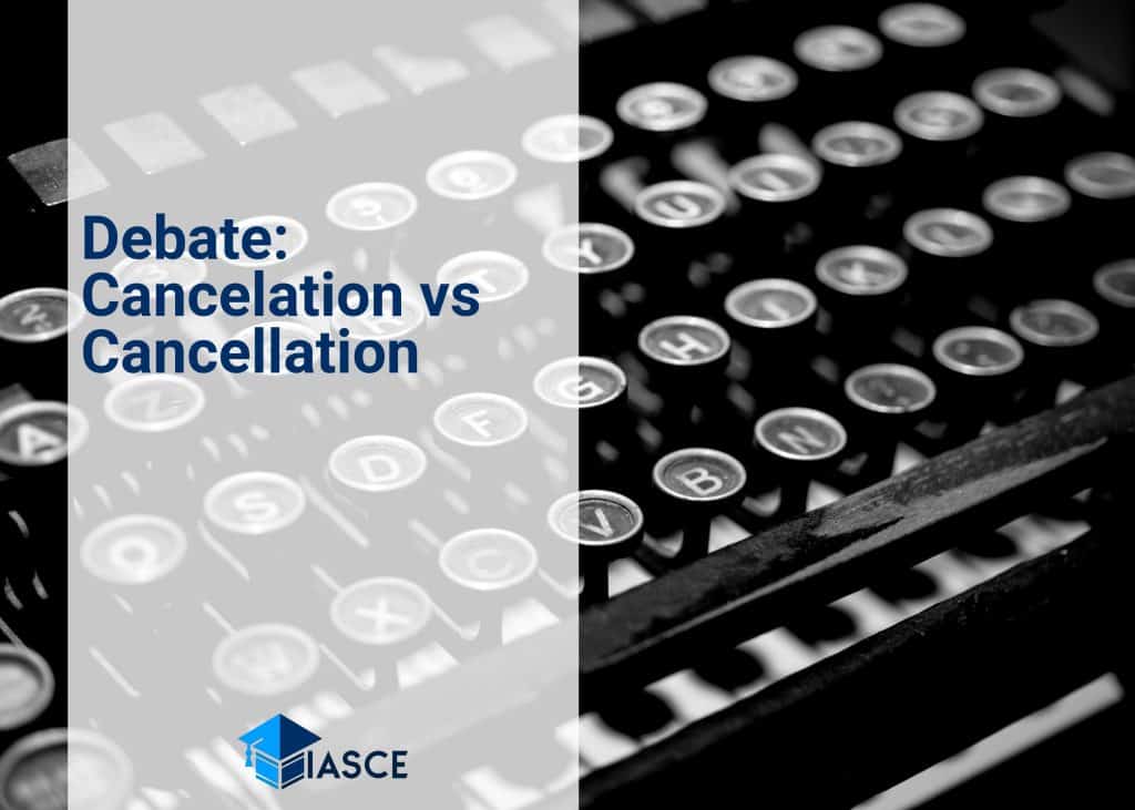 Debate: Cancelation vs Cancellation