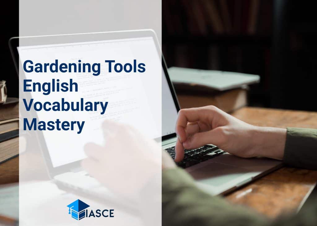 Gardening Tools English Vocabulary Mastery