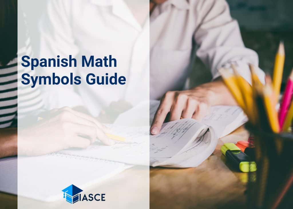 Spanish Math Symbols Guide