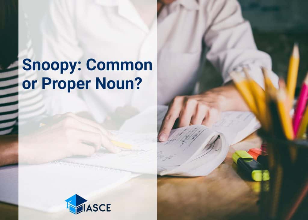 Snoopy: Common or Proper Noun?