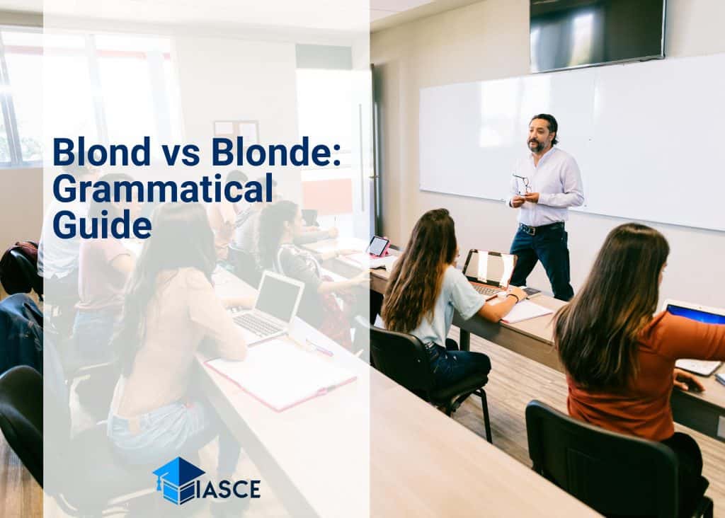 Blond vs Blonde: Grammatical Guide
